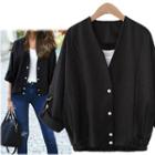 Cuffed Sleeve Jacket