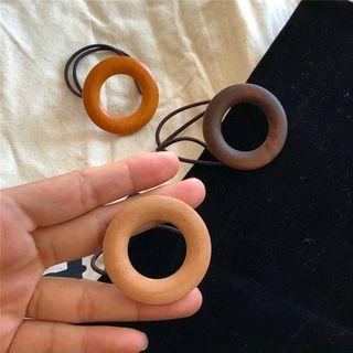 Wooden Hoop Hair Tie