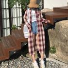 Check Loose-fit Shirtdress