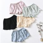 Ruffle Trim Sleep Shorts