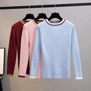 Long Sleeve Round Neck Top