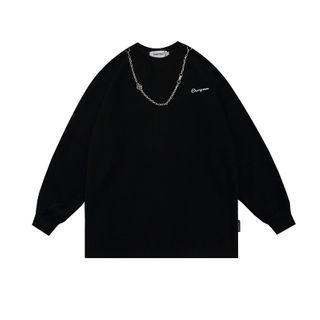 Chained Lettering Sweatshirt