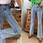 Seam-trim Bootcut Jeans