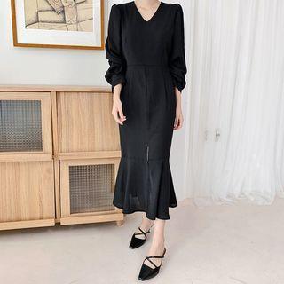 [lovb] Monotone Long Mermaid Dress
