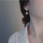 S925 Rhinestone Star Stud Earring As Shown In Figure - One Size