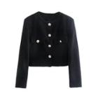 Single-breasted Jacket / High-waist Shorts