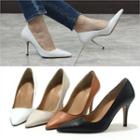 Genuine-leather High-heel Stilettos