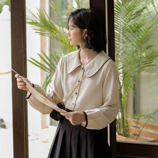 Doll-collar Shirt