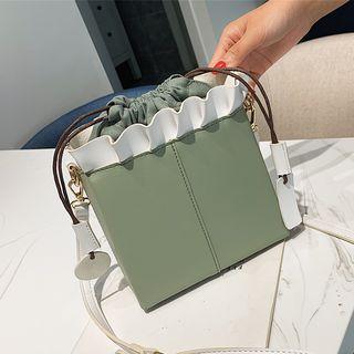 Ruffle Boxy Crossbody Bag