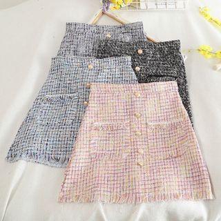 Tweed Mini A-line Dress