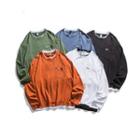 Mock Two Pieces Pocket Long Sleeve T-shirt