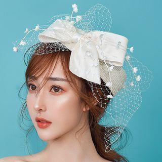 Wedding Branches Mesh Headpiece White - One Size