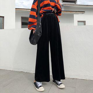 Velvet Gaucho Pants
