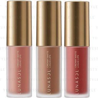Kanebo - Lunasol Creamy Matte Liquid Lips - 7 Types