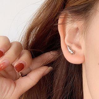 Beaded Studded Earring