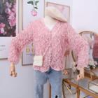 Button-down Fringed Top