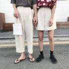 High Waist Shorts / Cropped Wide-leg Pants