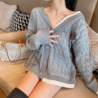 Asymmetric Cardigan As Shown In Figure - One Size