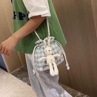 Rabbit-detailed Bucket Bag