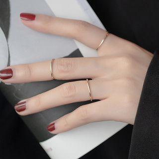 Set Of 3: Alloy Ring Set Of 3 - As Shown In Figure - One Size