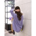 Pocket-front Colored Boxy-fit Shirt