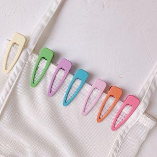 Matte Hair Clip Set Of 7 - Multicolor - One Size