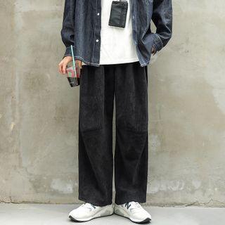 Corduroy Wide-leg Pants / Set