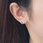 925 Sterling Silver Hoop Earring Earrings - One Size