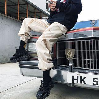 Strap-detail Cargo Pants