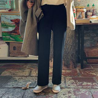 Waistband Straight Pants