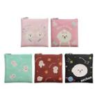 With Alice Series Illustration-printed Square Pouch