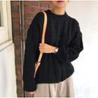 Loose-fit Crewneck Knitted Sweater