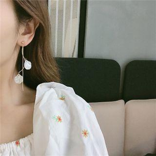 Petal Acrylic Alloy Fringed Earring