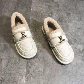 Fleece-lined Quilted Loafers