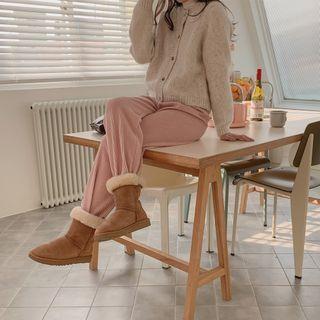 Waistband Corduroy Pants