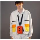 Colored Pocket Zip Vest