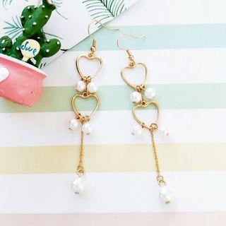 Pearl Heart Earring