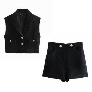 Single-breasted Vest / Shorts