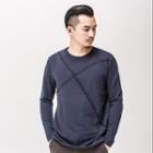 Patchwork Long-sleeved T-shirt