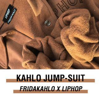Liphop Embroidered Fleece-lined Jumpsuit