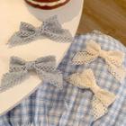 Set Of 2 : Bow Lace Hair Clip