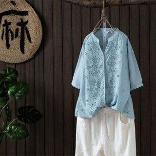 Flower Detail Blouse