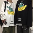 Alligator Print Long-sleeve T-shirt