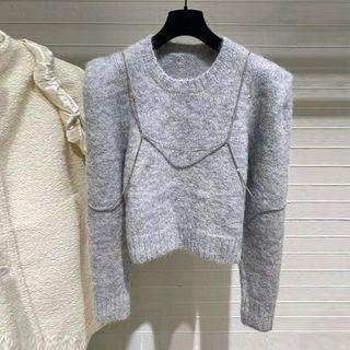 Chain Cropped Sweater