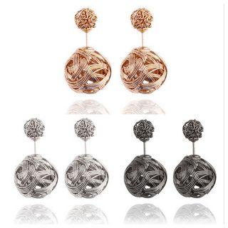 Hollow Sphere Earrings
