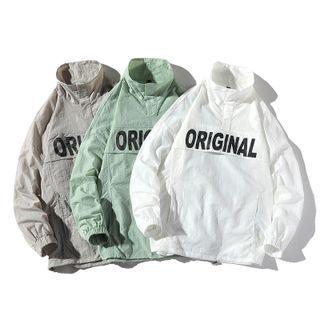 Stand Collar Lettering Top
