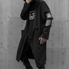 Buckled Hooded Long Jacket