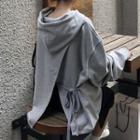 Back-slit Hoodie