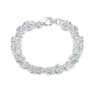 Simple And Fashion Round Bracelet Silver - One Size