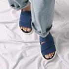 Lug-sole Banded Slide Sandals